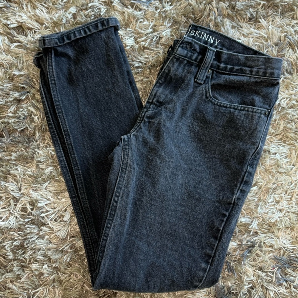 🌸Black Skinny Messenger Jeans